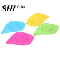Leaf-Shaped Antiskid Soap Box Holder Simple Sink Sponge Drain Dish Storage