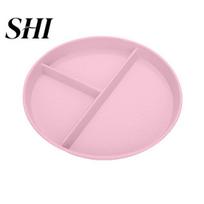 Dinner Plate Home Breakfast Tableware Children Three Compartment Divided Meal High Temperature Resistant Weight Loss Ration Unbreakable Dish
