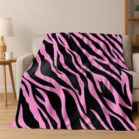 3D Zebrų Dryžiai Leopardas Tigras Gyvūnas Flanelinis Antklodė Minkštas Šiltas Antklodė Namams Miegamajam Biurui Kelionei Stovyklavimui Iškylai Dovana 75X95CM