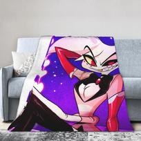 Hazbins viešbučiai Angel Dust pledai Fleece Ruduo/Žiema Daugiafunkcis lengvas pledas lovai, automobiliui, lovatiesė 75X95CM