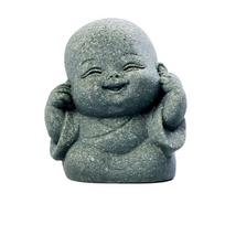 Serviceable Dolls Buddha Statue Cute Desktop Cculpture Little Monk Figurine  Living Room 1