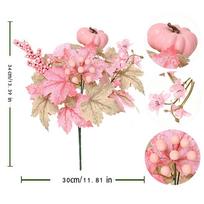 Silk Leaves Artificial Flower Bouquet Multicolor Halloween Decorative Flower  Desktop Ornament 1