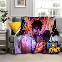 29 Style New B-Blox Fruit Cartoon Flannel Blanket,Soft Throw Blanket for Home Bedroom Bed Sofa Travel Cover Kid Gift Size: 75*100cm, Weight: 230 GSM
