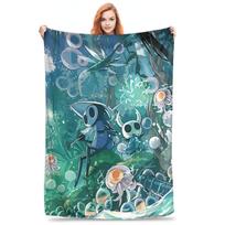 Hollow Knight Action Adventure Blanket Super Soft Print Plush Throw Blanket For Kids Adult Couch Chair Sofa Bed Flannel Cover Size: 75*100cm, Weight: 230 GSM