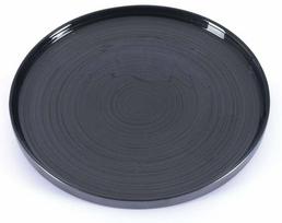 Lėkščių rinkinys desertinė Hermia Milano 6PTAD, Ø 20 cm, juoda sp.