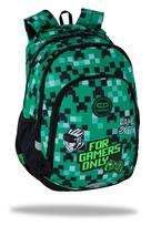 Mokyklinė kuprinė CoolPack Prime Pro Game Zone, žalia sp., 41 cm x 31 cm x 15 cm