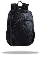 Mokyklinė kuprinė CoolPack Rift, juoda sp./pilka sp., 45 cm x 29 cm x 15 cm