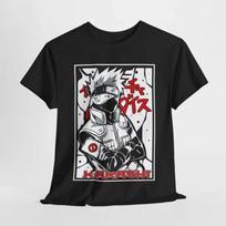 Kakashi Shirt Naruto Shippuden Sasuke Itachi Anime Unisex Tee T-Shirt All Size Summer Men and Women High Quality Cotton Tshirt S juoda
