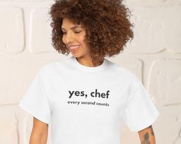 Yes Chef The Bear Shirt The Bear Fan Apparel Gift for Chef Gift for Foodie Pop Culture T Shirt Jeremy Allan White Cook Gifts 3XL
