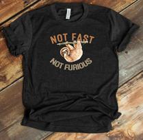 Sloth Lover Not Fast Not Furious T-Shirt, Sloth Shirts, Sloth Gifts, Sloth Tshirt, Cute Sloth T-Shirt, Sloth Lover, Gift For Sloth Lover, M