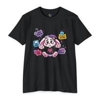 Sad Fluffy Bunny T-Shirt | Kawaii Plushie Graphic 4XL