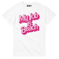 My Job Is Beach T-Shirt - Summer Vacation Tee 4XL