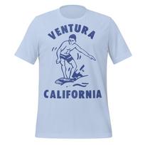California Surf T-Shirt, Ventura Retro Style (Unisex S-XXL) 3XL