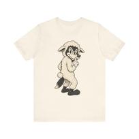 Wolf in Sheep Costume T-Shirt | Vintage Cartoon Shh Design XL