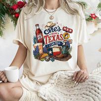 She's From Texas I Can Tell Texas Pride T-Shirt, She's From Texas T-Shirt, Southern Girl Tee S
