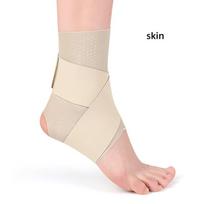 Ultra-thin Breathable Nylon Spandex Ankle Support Brace Compression Wrap Bandage Adjustable Hook Loop Closure Stabilizing M code-30-50kg