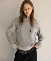 Annies Tape Raglan Knit (Gray) Gray