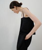 Susumu Interior Nasi Top - Black Jacquard Xs
