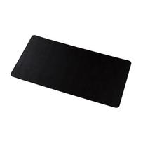 ELECOM Desk Mat Mouse 800mm x 400mm x Expandable for Larger Desk Interior Black Pad, (W) (D) 1.8mm (H), Leather, Use, Organization, Style, MP-DM03BK