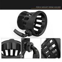 Motorcycle Handlebar Drink Cup Holder W/Mesh Basket Mount Universal
