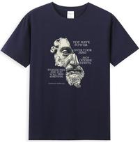 Marcus Aurelius Stoic Philosophy Rounisex Philosophers Quote TShirt S