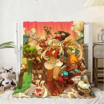 Žaidimas Dofus Mesti Vaikams draugiška flanelinė pledas Minkštas Šiltas Antistatinis Skalbiamas Visų sezonų 75X95CM