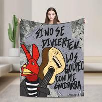 Super minkštos pledai Iškylai 31 Minutas Juan Carlos Bodoque Lovos užtiesalai Flanelinis lovatiesis Namų dekoravimui Juokingas sofos-lovos užvalkalas 75X95CM