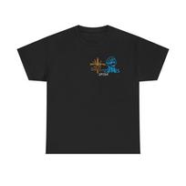 Viking Warrior Skull Tee | Norse Helmet, Raven Silhouette, Mythic Backprint L