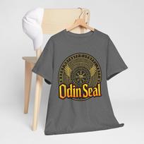 Odin Seal Rune Circle T-Shirt; Norse Symbol Design Tee; Viking Mythology Top XL