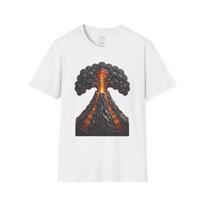 Erupting Volcano T-Shirt | Lava, Smoke, Volcanic Eruption Design 2XL
