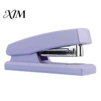 School Supplies Mini Stapler, with Ergonomic Curved Design, Handheld Morandi Color Lightweight Stapler for Homework Office Home And Use Manual Binding violetinė