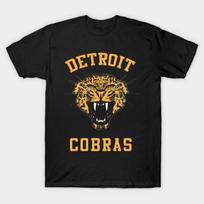 Detroit Cobra - Raging Cat Logo Summer Trendy Casual T-Shirt Men's and Women's Luxury Brand Top S įvairiaspalvis