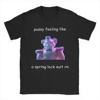 Humor Unisex I Love FNAF At Freddys TShirts for Unisex Crew Neck  Cotton T Shirts Short Sleeve Tees Plus Size Oversised Clothing S įvairiaspalvis