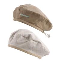 Plaid Double-sided Beret Flat Octagonal Caps Casual Women Beanie Hat  Girls smėlis