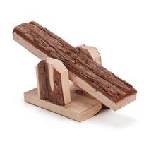 Natural Wooden Pets Chew Small Animal Rabbit Mice Rat Guinea Pig Hamster Seesaw Cage Toys