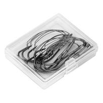10Pcs Barbed Fishing Hooks High Strength Rustproof Corrosion Resistant High Carbon Steel M