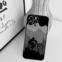 Mountain Bike Bicycle MTB Phone Case For iPhone 17 Pro Max 16 15 11 12 13 14 Pro Max mini 15 16 Plus 16e 17 Air Cover iPhone 16 Plus