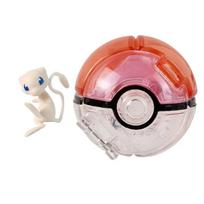 Pokemon Figure featuring Ball Poke Pokeball Mew Groudon Solgaleo Mewtwo Pikachu Meowth Charizard Kyogre Fennekin Froakie Chespin Toy