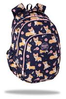 Mokyklinė kuprinė CoolPack Prime Pro Elisabeth, mėlyna sp./ruda sp., 41 cm x 31 cm x 15 cm