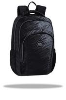 Mokyklinė kuprinė CoolPack Rift, juoda sp./pilka sp., 45 cm x 29 cm x 15 cm