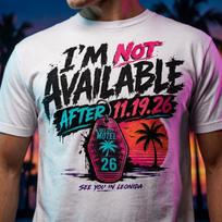 Gta 6 Shirt, Funny Unavailable Gamer Tee, Vice City Motel Graphic S