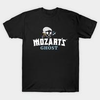 Mozarts Ghost Black T shirt Size S-4X Casual L