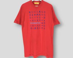 Vintage 90s Tamagotchi virtual pet simulation game T-Shirt collectible 90s Japan egg watch toys single stitch red Medium L