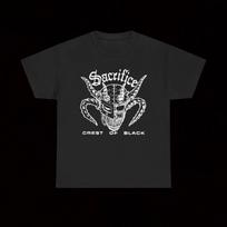 Sacrifice Crest Of Black T Shirt Crust Punk Hardcore Vintage Thrash Casbah Fastkill Children of Technology Gauze Deathside Lip Cream Kuro L