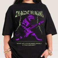 Imagine Dragons Shirt, Vintage 90s Band Tee, Tour Concert Shirt, Imagine Dragons Graphic Fan Gift for Music Lovers XL