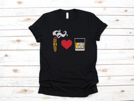 Cigars Whiskey Scotch T-Shirt, Funny Cigar Whisky Tee Tank Top, T-shirt, T-shirt,T-shirt XL