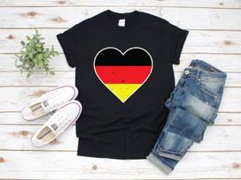 Oktoberfest Germany Flag Heart / T-Shirt / Tank Top / T-shirt / T-shirt /T-shirt / Apparel Gift L