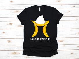 Banana Cream Pi Day Shirt | Funny Math Teacher Gifts | T-Shirt | T-shirt | T-shirt |T-shirt | Apparel Gift M