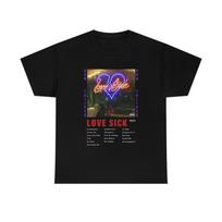 Don Toliver Love Sick T-Shirt | Rap Tee | Short-Sleeve Unisex Black Vintage Style Love Sick Graphic T-Shirt 4XL black