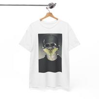 Frankenstein Collage Art T Shirt Surreal Monster Art Tee Gothic Literary Graphic Shirt Weird Art Cotton T-Shirt S